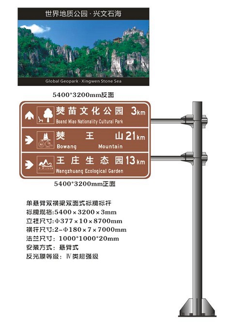 旅游交通標(biāo)志牌