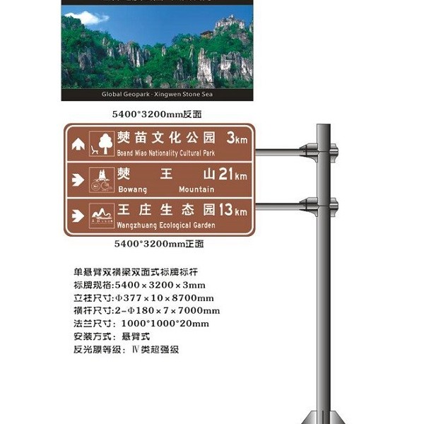 旅游交通標(biāo)志牌